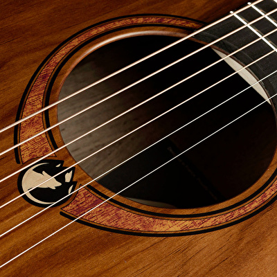 LAG GLA SAUVAGE-PE Parlor Elektro Akustik Gitar